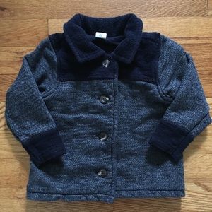 Tucker + Tate navy blue knit jacket for baby